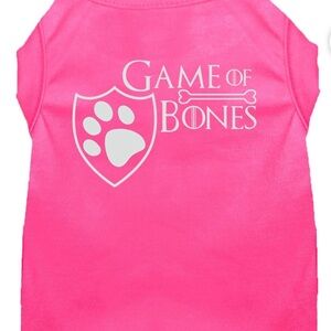 Game of Bones Pink Dog Tee